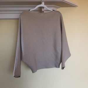 ASOS batwing off the shoulder sweater